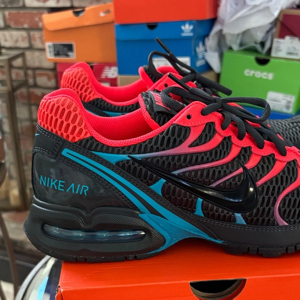 Nike Air Max Torch 4 Running Shoes Black Blue Lagoon 343846-046 Men’s 10.5 - Picture 3 of 10
